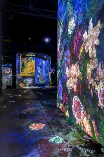 Chagall exhibition at the Atelier des Lumières