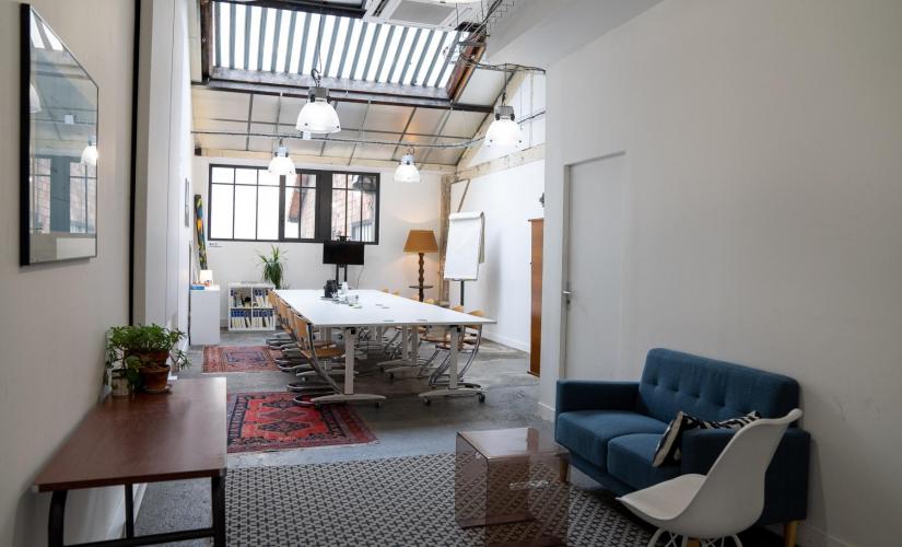 Meeting rooms and coworking in Paris’s 11th: two Industrial-Style venues near Hotel Fabric