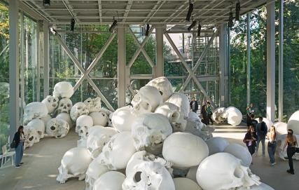 Ron Mueck exhibition at the Fondation Cartier in Paris