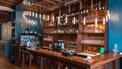 Assemblages, a wine bar and cabinet workshop in the Marais