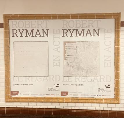 Robert Ryman the exhibition at the Orangerie